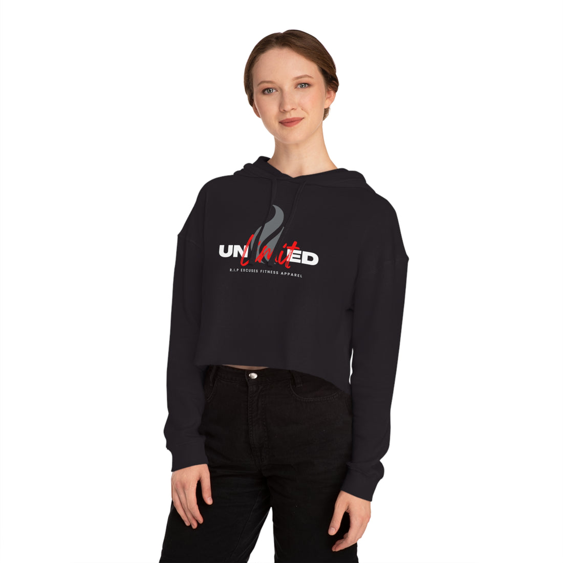 Women’s Crop Hooded Sweatshirt - UnLIMITed