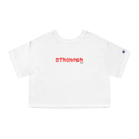 Champion Women's Crop Tee - Stronger