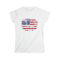 Women's Softstyle Tee - Land of the Free