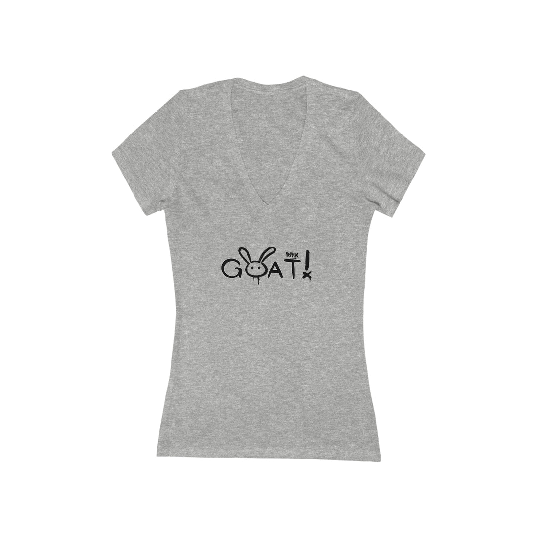 Women's V-neck Tee - GOAT