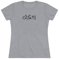 Women's Tri-blend Tee - GOAT