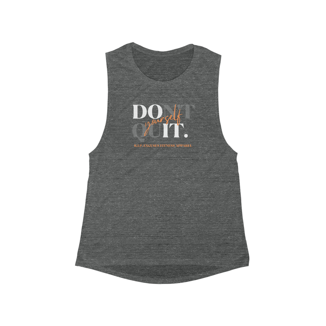 Women's Flowy Muscle Tank - Don't Quit