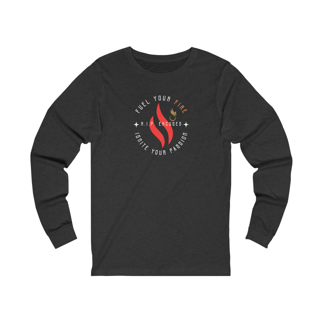 Unisex Jersey Long Sleeve Tee - Fuel your Fire, Ignite your Passion