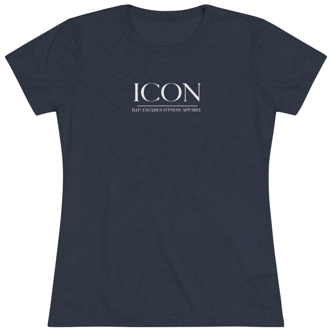 Women's Tri-blend Fitted Tee - ICON