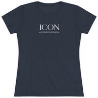 Women's Tri-blend Fitted Tee - ICON