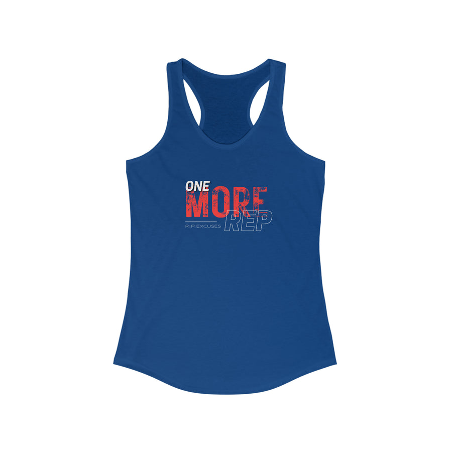 Women's Racerback Tank - One more Rep