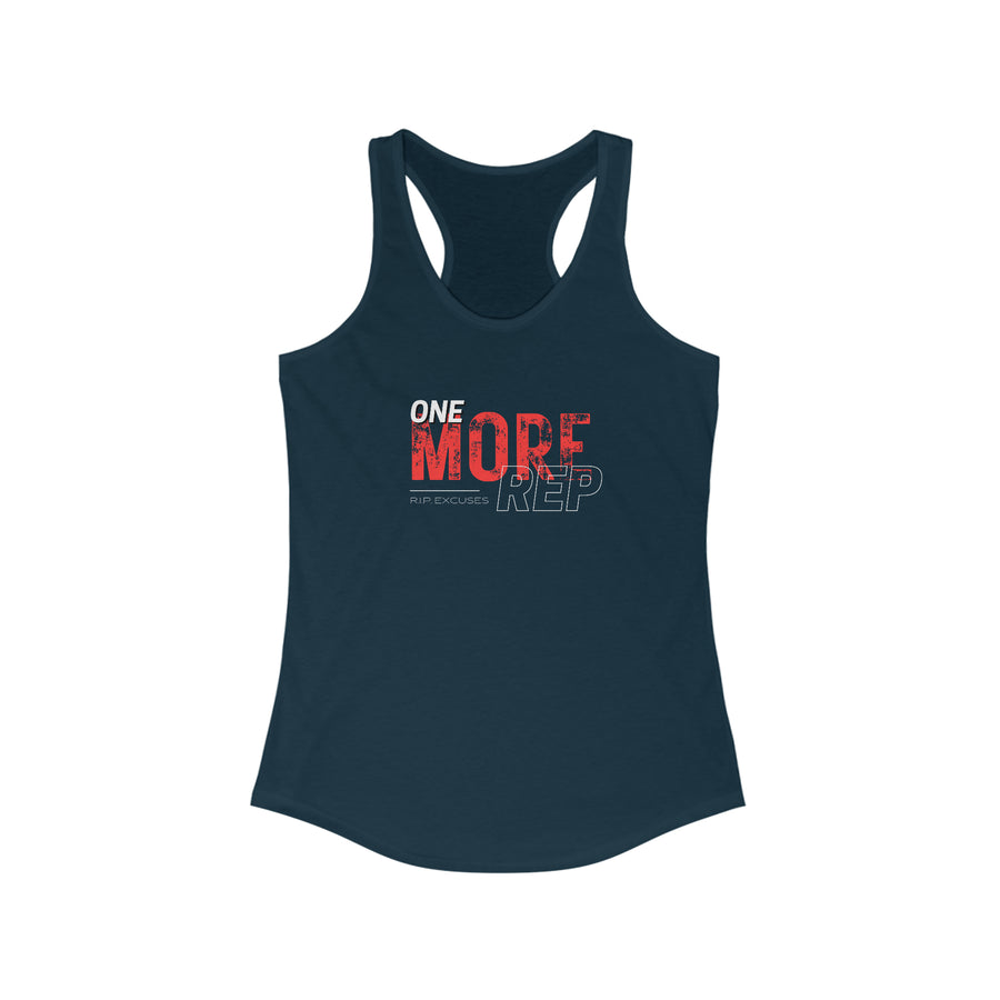 Women's Racerback Tank - One more Rep