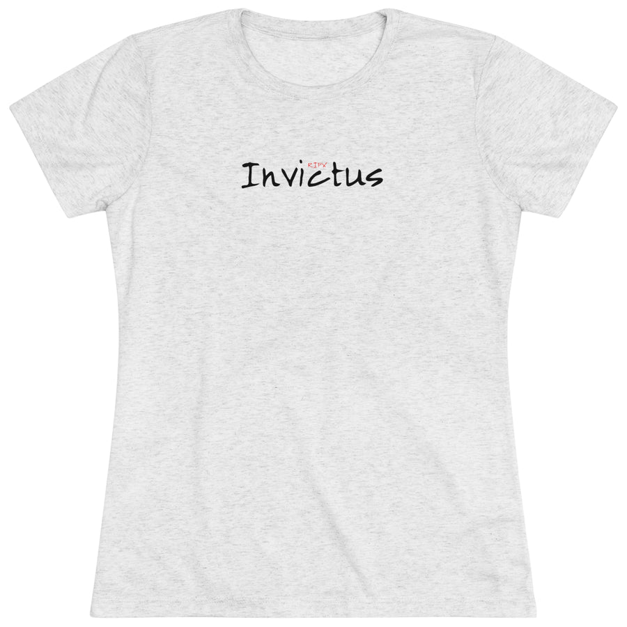 Women's Tri-blend Tee - Invictus