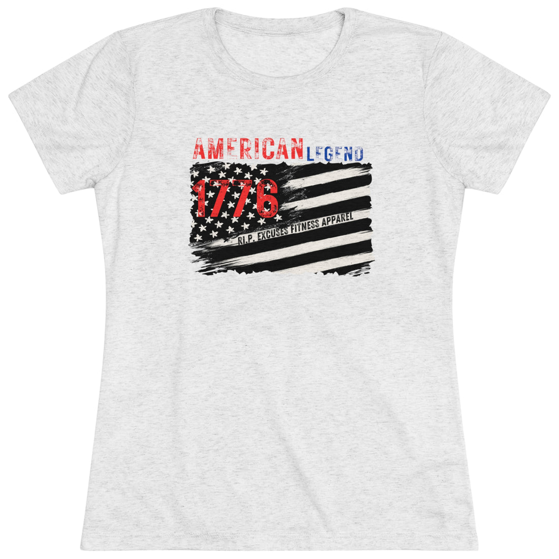 Women's Tri-blend Fitted Tee - American Legend