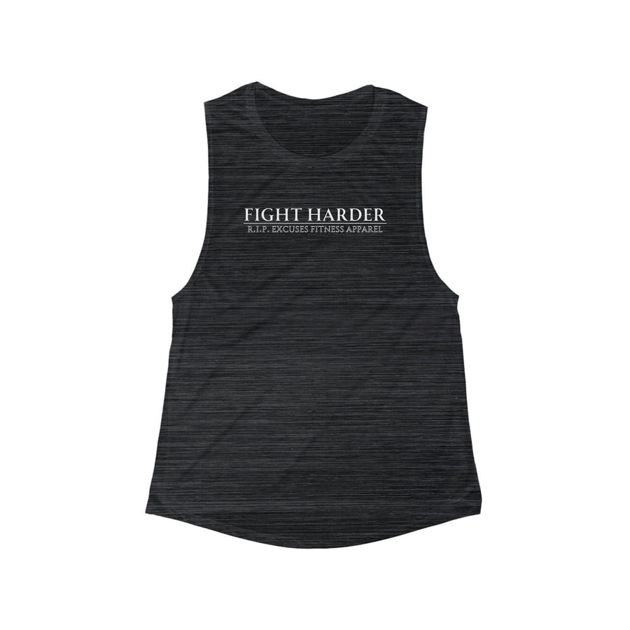 Women's Flowy Muscle Tank - Fight Harder