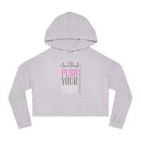 Copy of Women’s Crop Hooded Sweatshirt - Push Your Limit