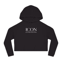 Women's Crop Hooded Sweatshirt - ICON