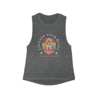 Women's Flowy Muscle Tank - Unleash your BEAST