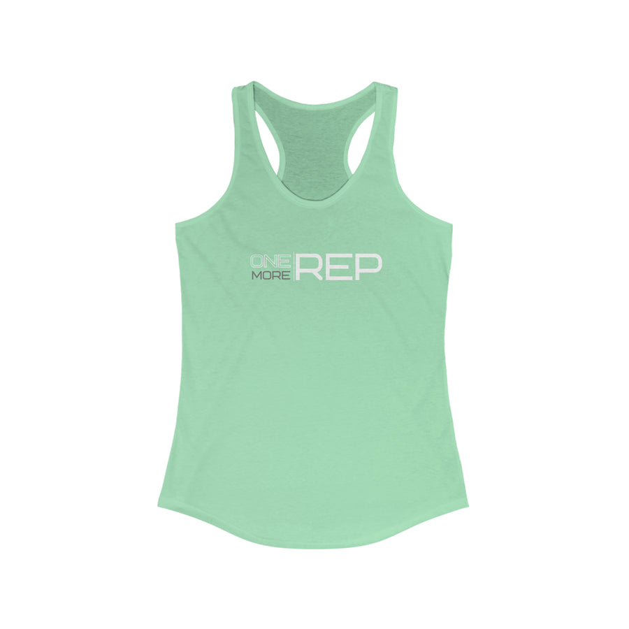 Women's Racerback - One More Rep 3.0