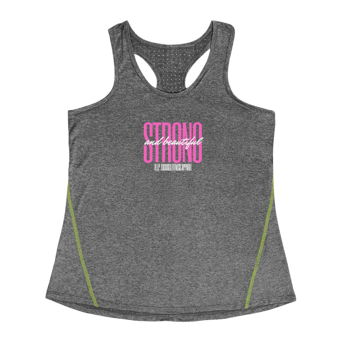 Women's Racerback Sports Top - Strong & Beautiful