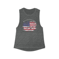 Women's Flowy Muscle Tank - Land of the Free