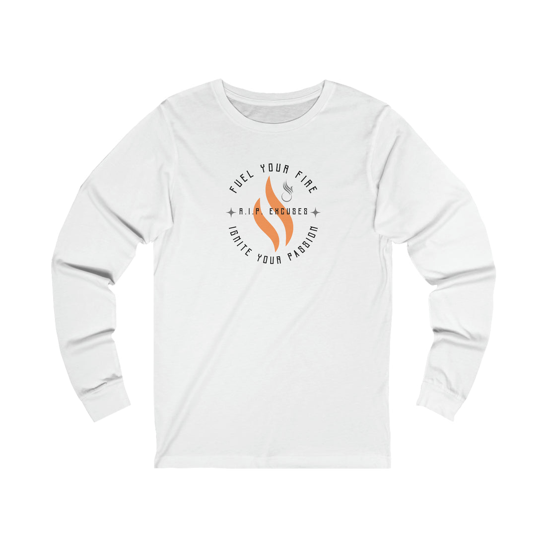 Unisex Jersey Long Sleeve Tee - Fuel your Fire, Ignite your Passion