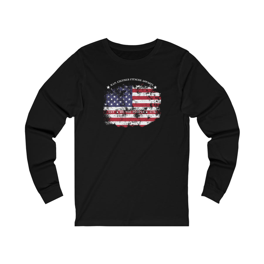 Unisex Jersey Long Sleeve Tee - Land of the Free