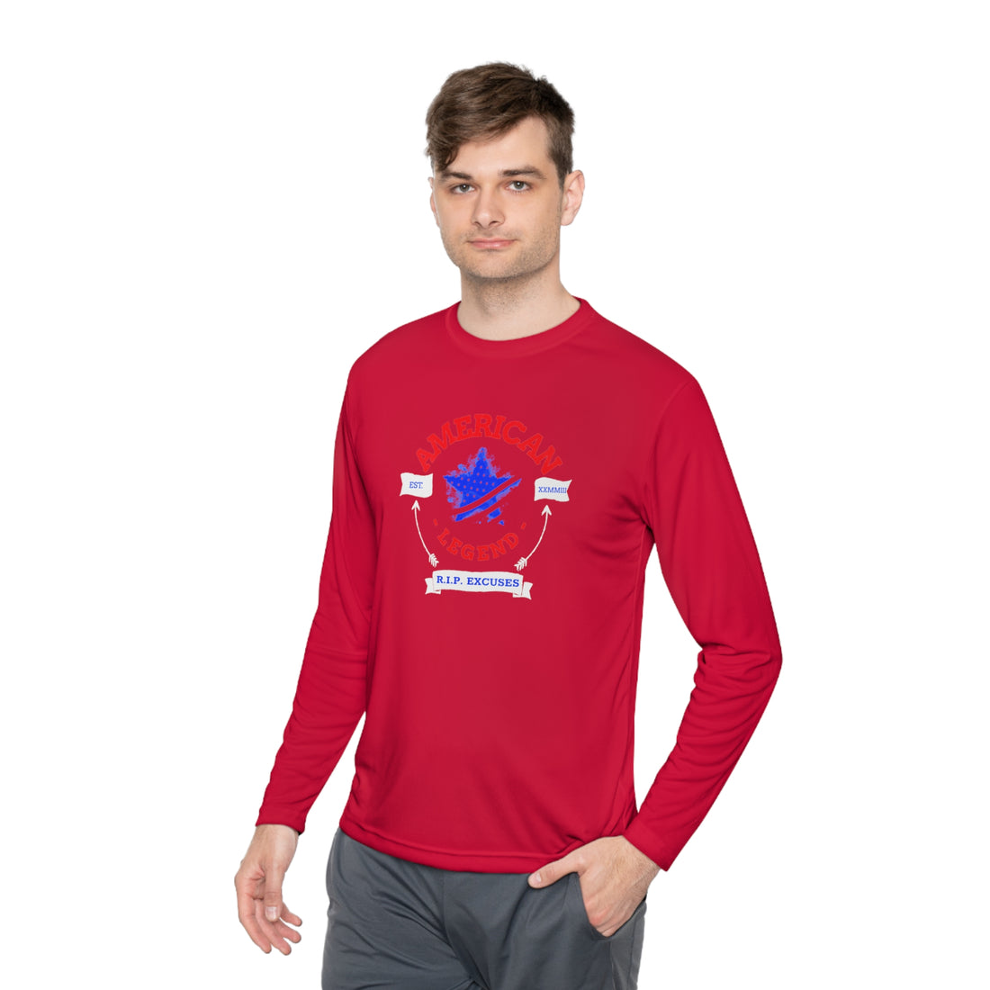 Unisex Lightweight Long Sleeve Tee - American Legend