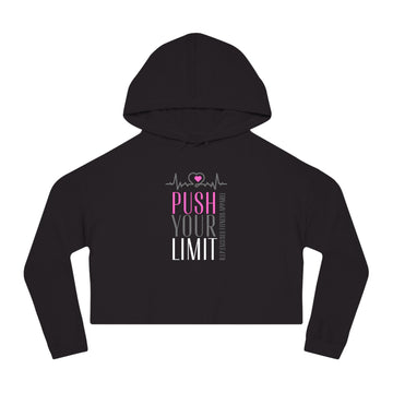 Copy of Women’s Crop Hooded Sweatshirt - Push Your Limit