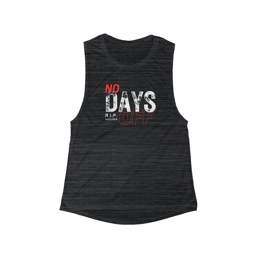 Women's Flowy Muscle Tank - No Days Off