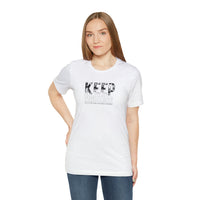 Unisex Cotton Tee - Keep Fighting