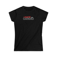 Women's Fitted Tee - I Hate Cardio