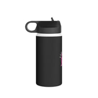 PINK RIBBON - Stainless Steel Water Bottle, Standard Lid