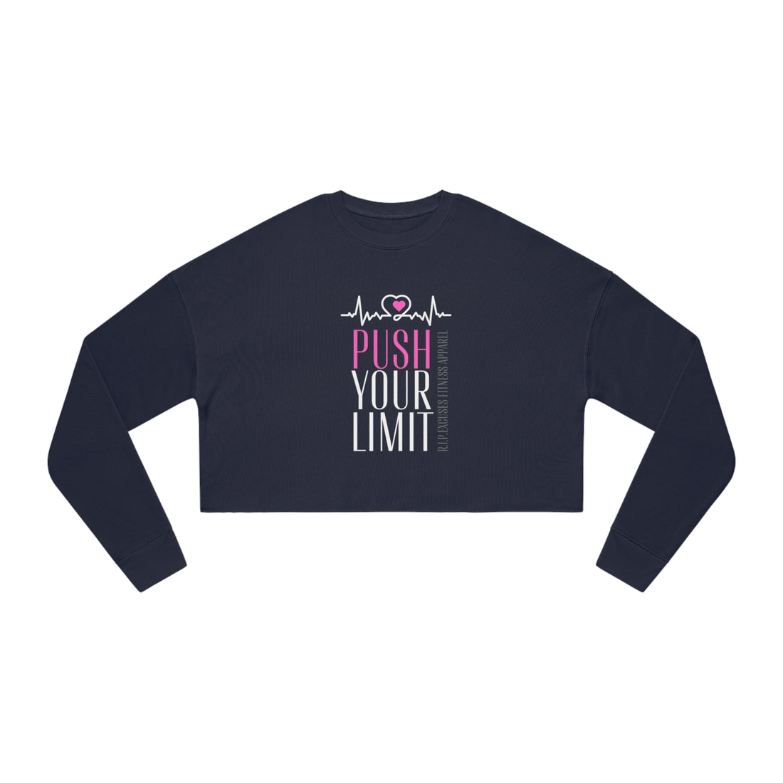 Women's Crop Long-sleeve - Push Your Limit