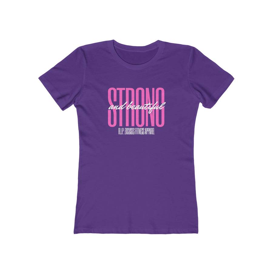 Women's The Boyfriend Tee - Strong & Beautiful