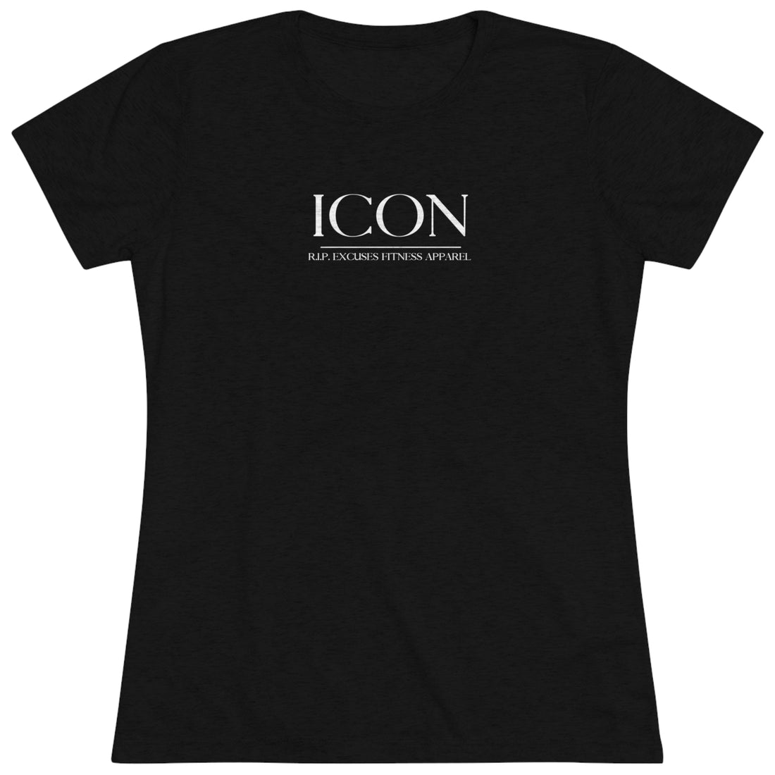 Women's Tri-blend Fitted Tee - ICON