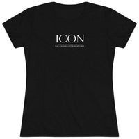 Women's Tri-blend Fitted Tee - ICON