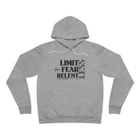 Unisex Fleece Pullover Hoodie - LimitLess, FearLess, RelentLess