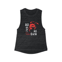 Women's Flowy Muscle Tank - No Pain, No Gain