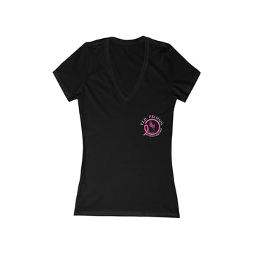 Women's V-neck Tee - Pink Ribbon - *SPECIAL EDITION*