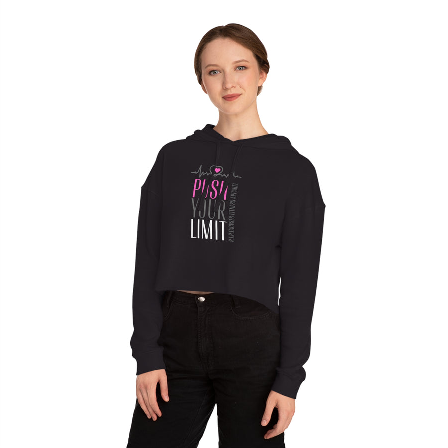 Copy of Women’s Crop Hooded Sweatshirt - Push Your Limit