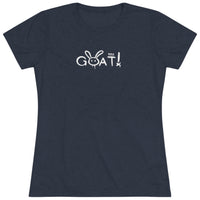 Women's Tri-blend Tee - GOAT