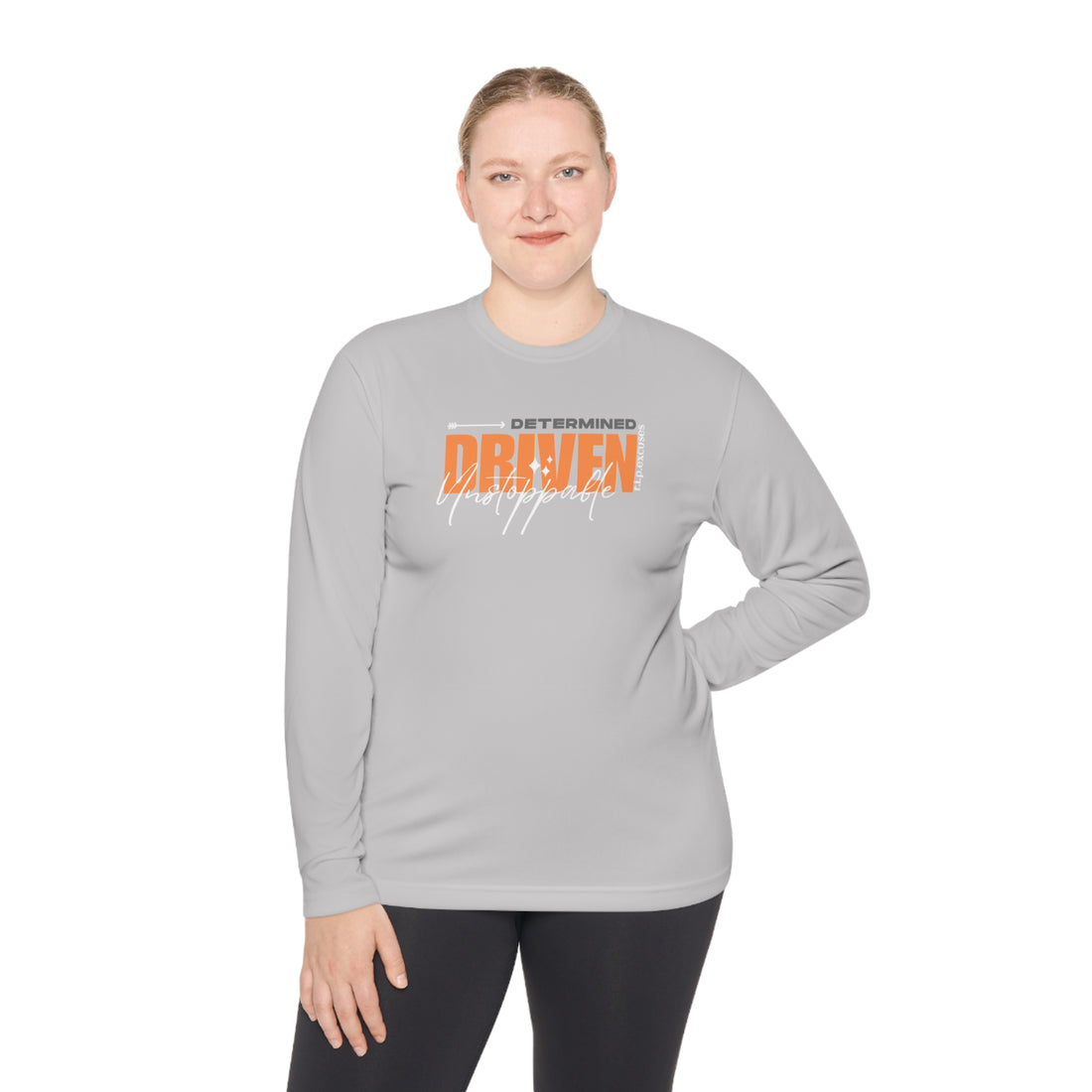 Unisex Lightweight Long Sleeve -  Determined, Driven, & Unstoppable