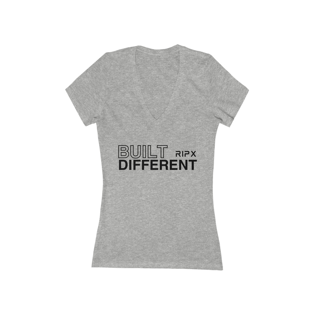 Women's V-neck Tee - Built Different