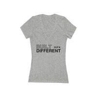 Women's V-neck Tee - Built Different