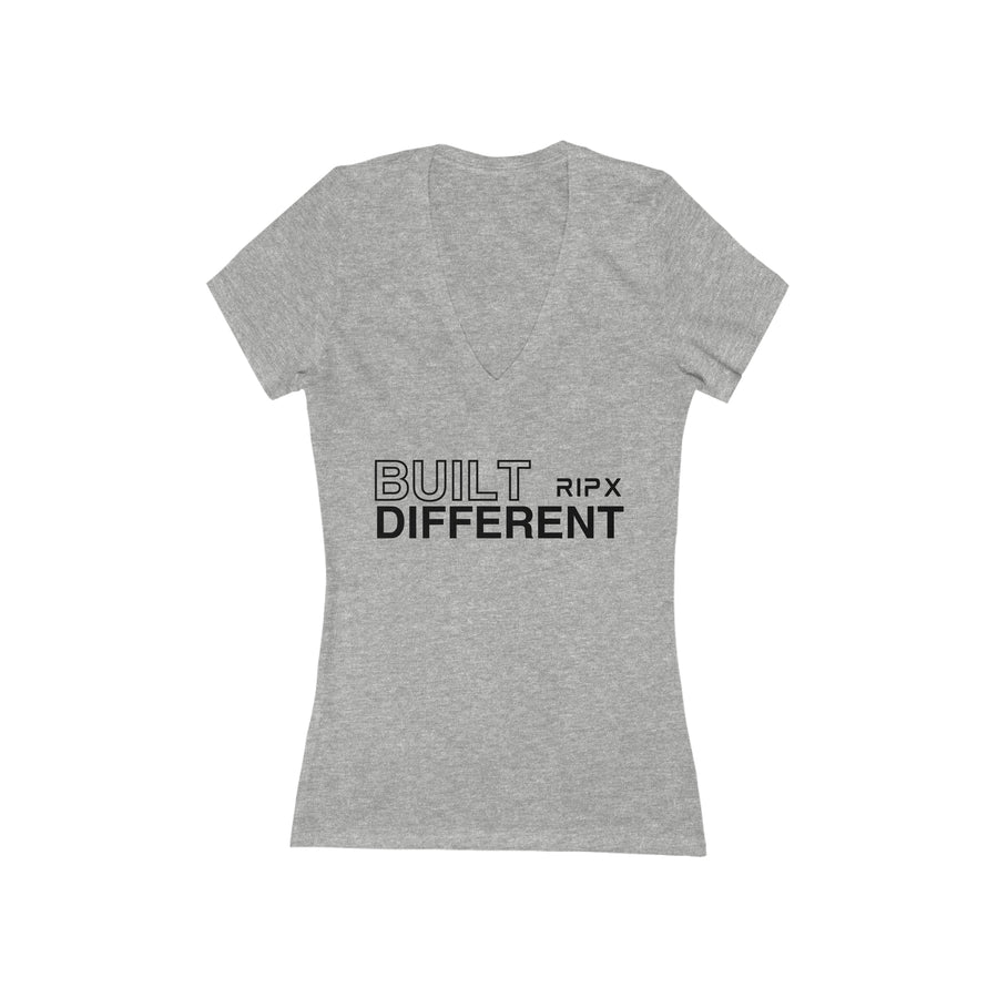 Women's V-neck Tee - Built Different