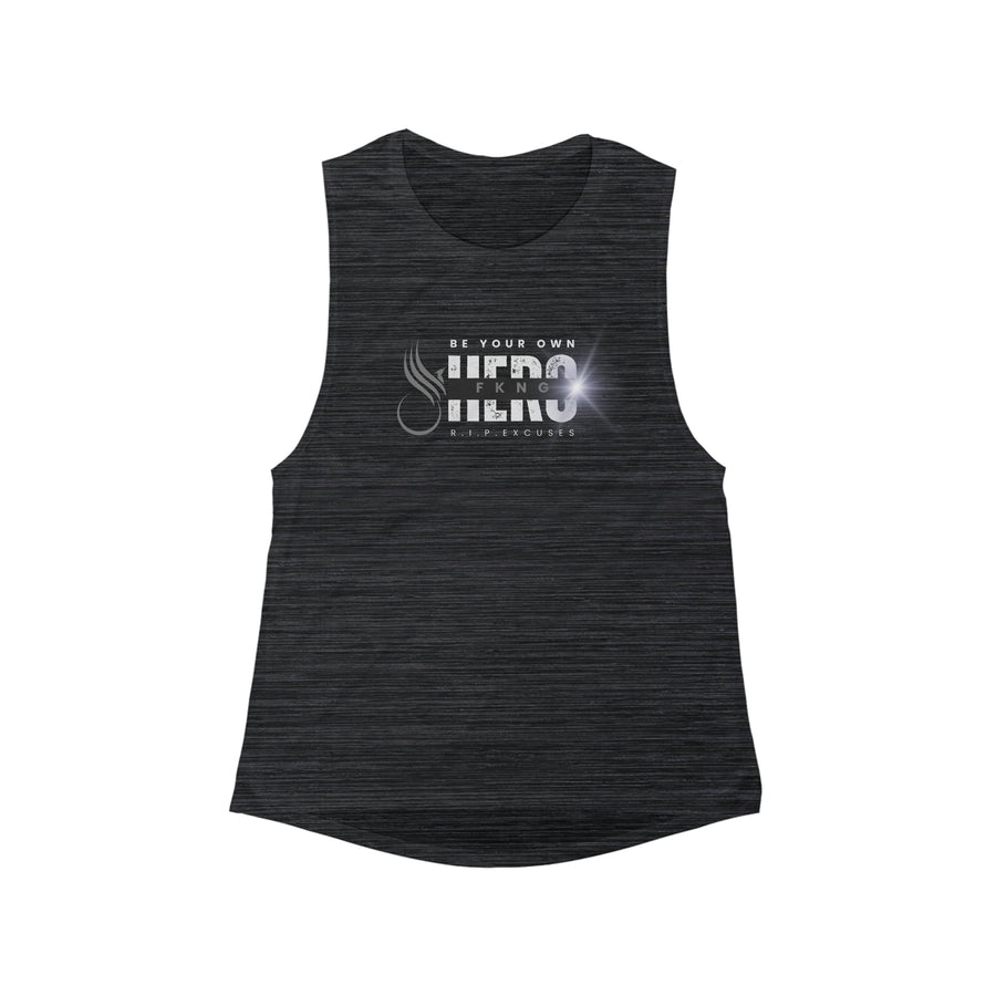 Women's Flowy Muscle Tank - Be Your Own Hero