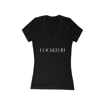Women's V-neck Tee - Locked In