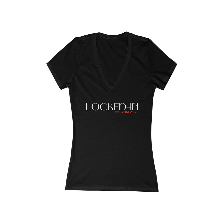 Women's V-neck Tee - Locked In