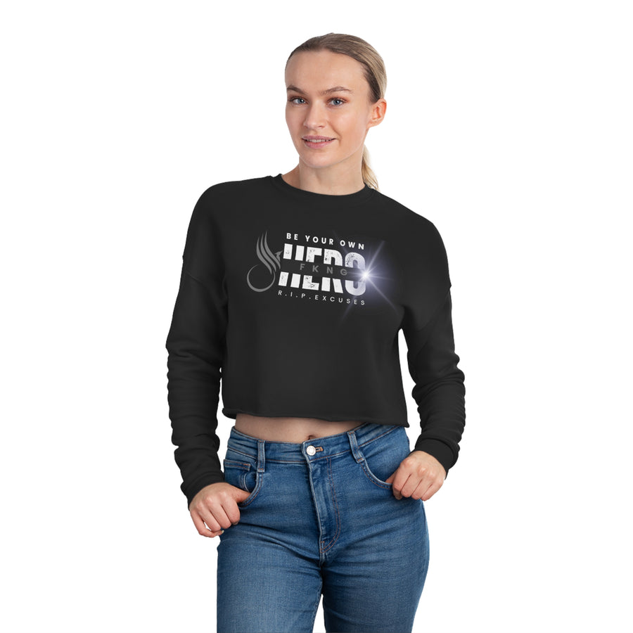 Women's Crop Long-sleeve - Be Your Own Hero