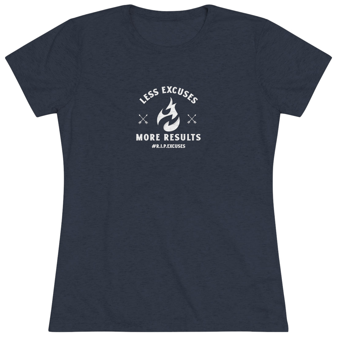 Women's Tri-blend Tee - Less Excuses