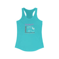 Women's Racerback Tank - Don't Give Up