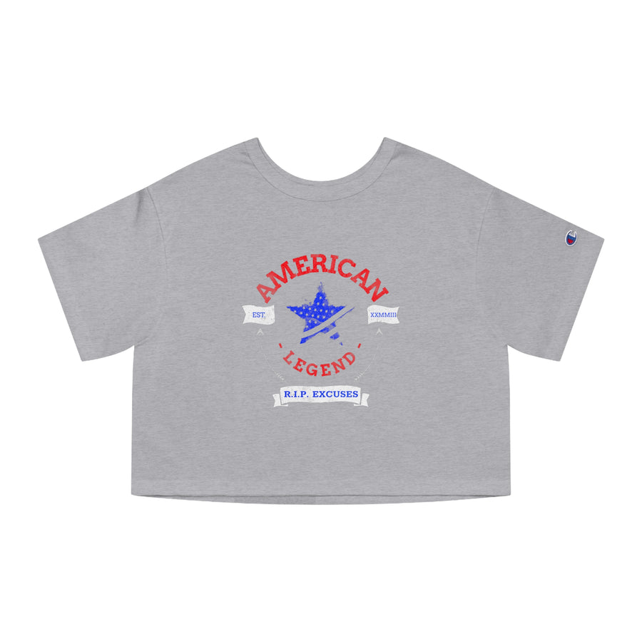 Champion Women's Crop Tee - American Legend