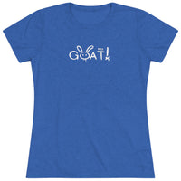 Women's Tri-blend Tee - GOAT