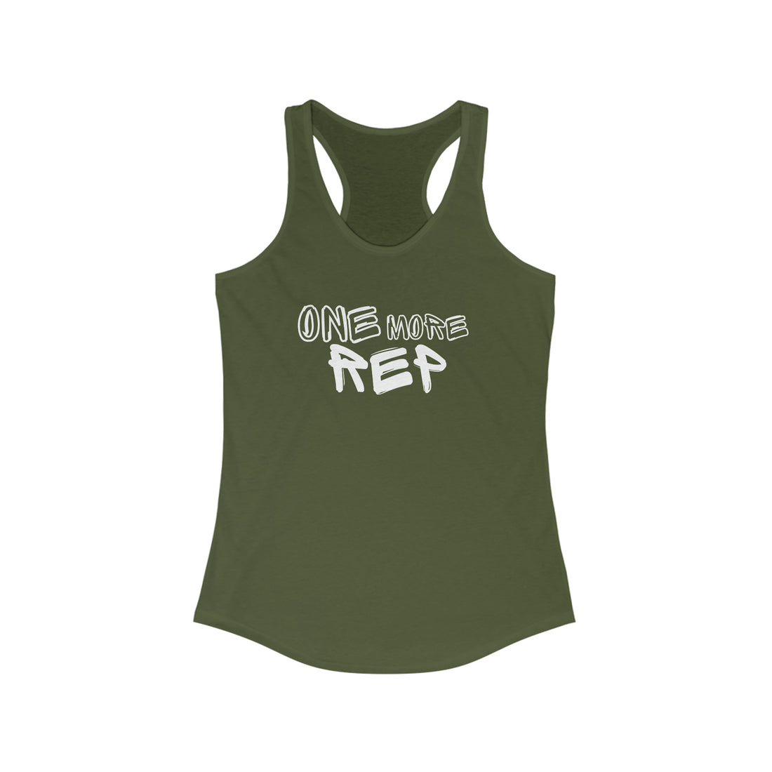 Women's Racerback - One More Rep 2v